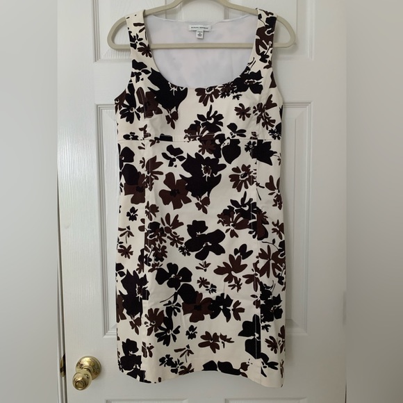 Dresses, BANANA REPUBLIC , size 8, color cream and brown - Picture 1 of 7